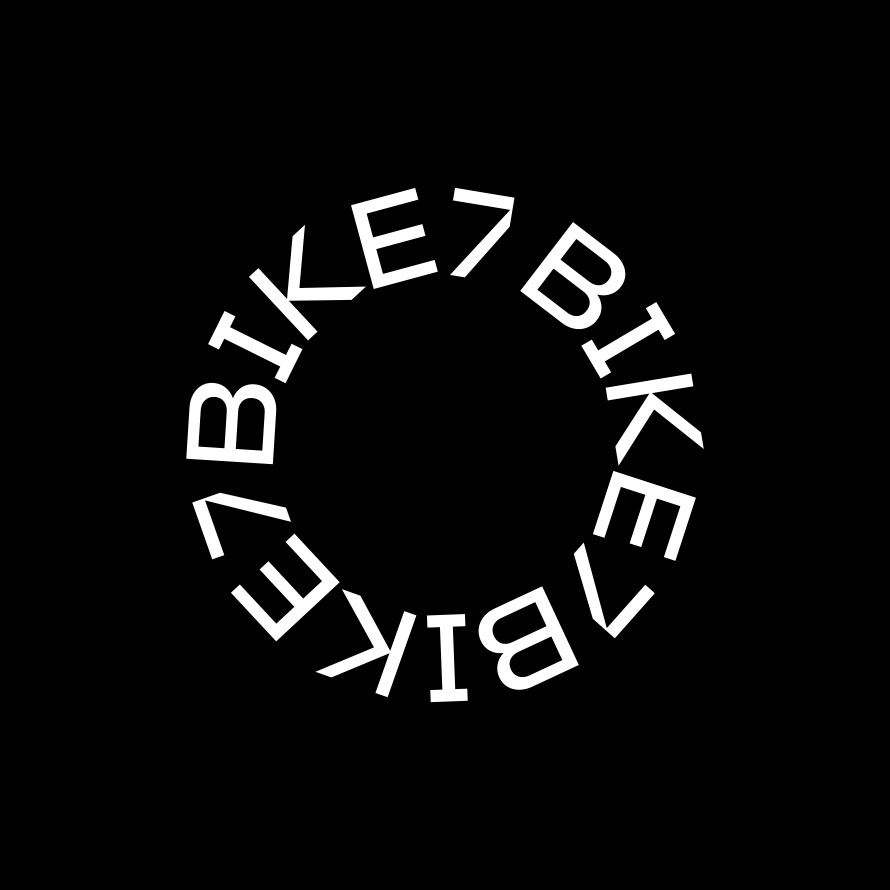 Bike 7 wall bike logo.