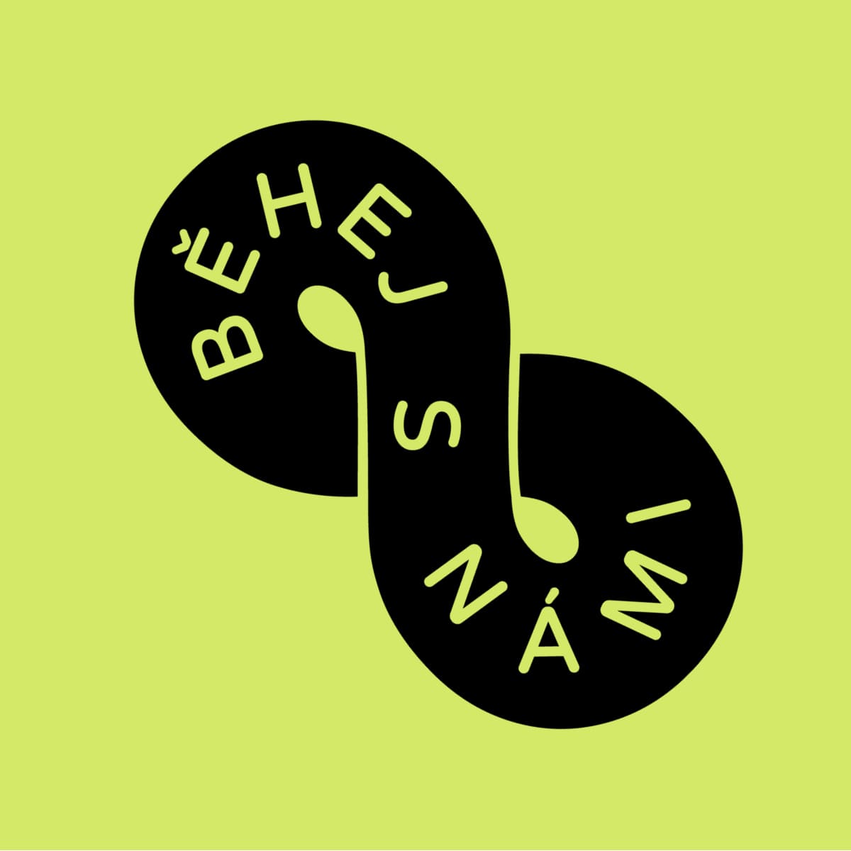 Logo for Běhej s námi.