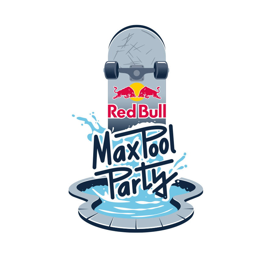 Red Bull MaxPool Party logo.