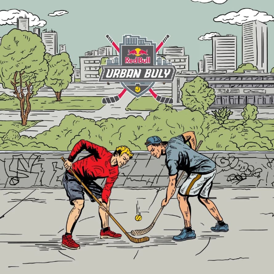 Illustration for Red Bull Urban Bully.