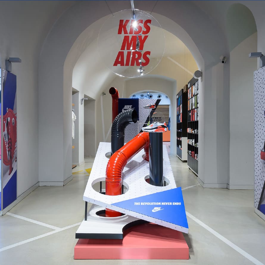 Nike Air Max showroom.