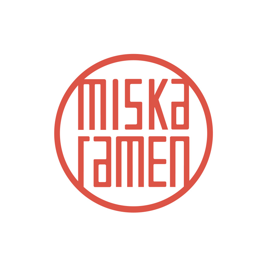 Logo for Miska Ramen.