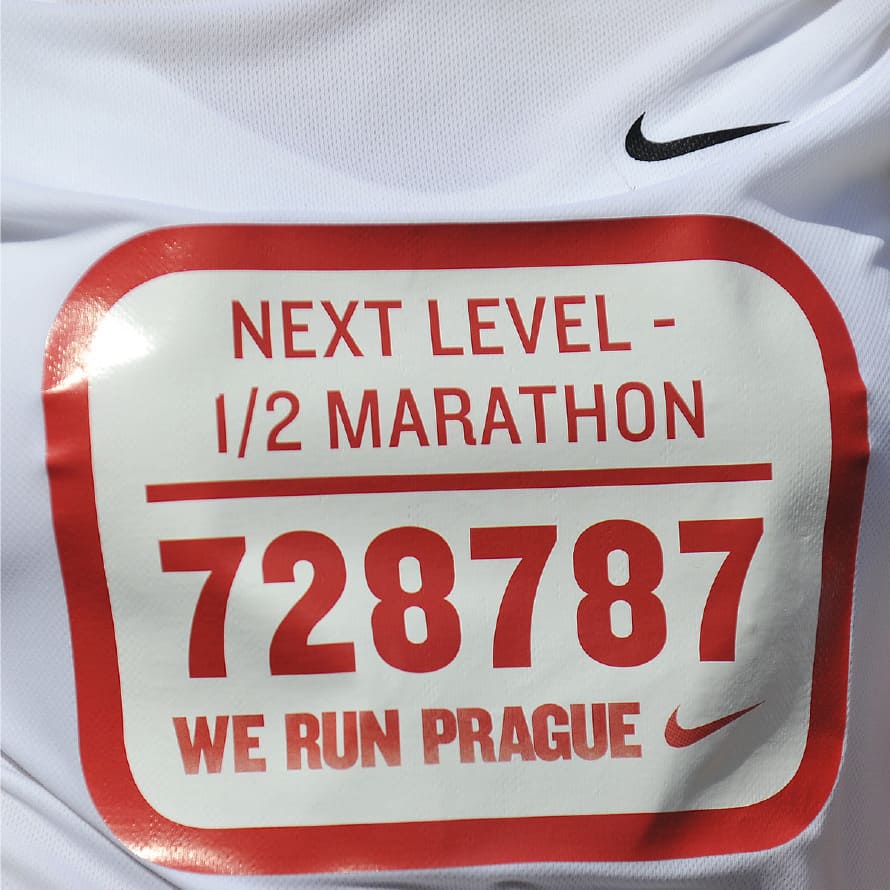 Custom T-shirt for We Run Prague.